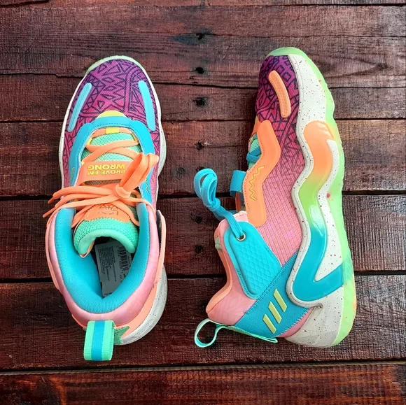 Adidas D.O.N. Issue #3 Let Em Hate Prove Em Wrong Basketball Sneakers New Size 8 Adidas D.O.N Issue #3 Let Em Hate What The Basketball  main image 3